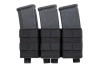 Wosport triple rifle magazine pouch Black