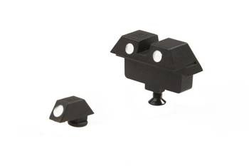 Komplet fluorescencyjnych przyrządów celowniczych do repliki G17 TM - białe