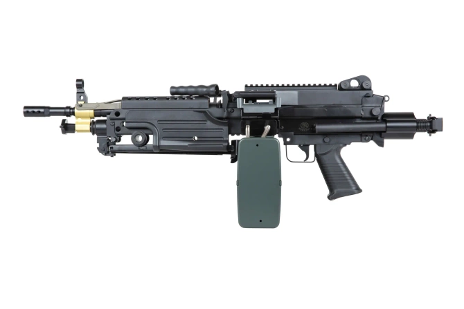 airsoft A&K Cybergun M249 PARA machine gun Black