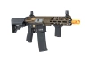 Karabinek ASG Specna Arms RRA M4 SA-E25 HAL ETU™ Chaos Bronze z pomarańczowym urządzeniem wylotowym