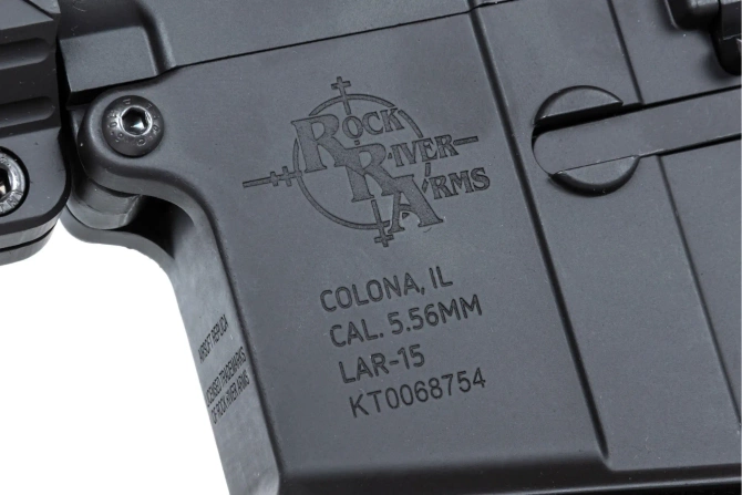 Karabinek ASG Specna Arms M4 RRA SA-E24 HAL ETU™ Czarny z pomarańczowym urządzeniem wylotowym