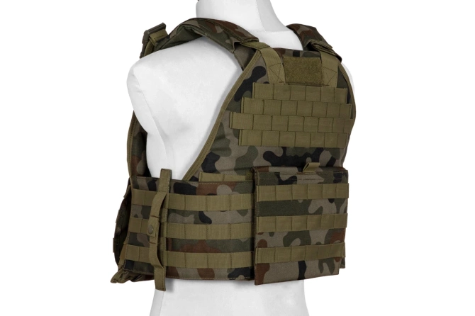 Plate Carrier Tactical Vest - WZ.93 Woodland Panther