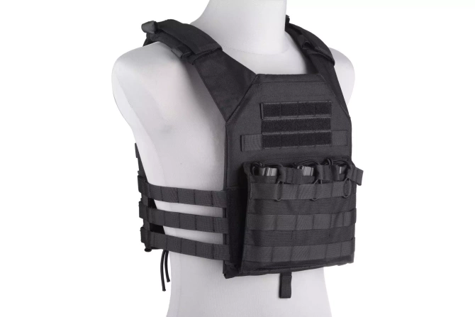 Rush Plate Carrier Tactical Vest - Black