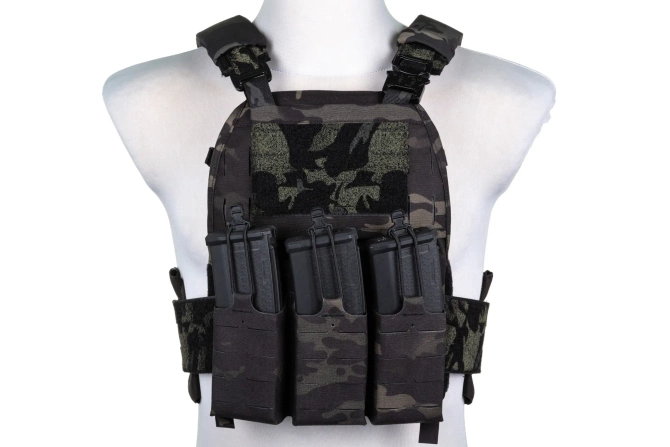 Plate Carrier Tactical Vest Wosport VE-75 MC Black