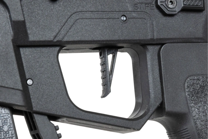 airsoft Specna Arms SA-FX02 FLEX™ HAL ETU machine gun Black with orange discharge device