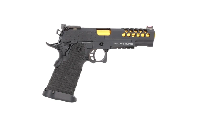 Specna Arms SA-VGP15 VAPOR™ Black and Gold airsoft Pistol