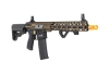 Karabinek ASG Specna Arms M4 RRA SA-E24 HAL ETU™ Chaos Bronze z pomarańczowym urządzeniem wylotowym