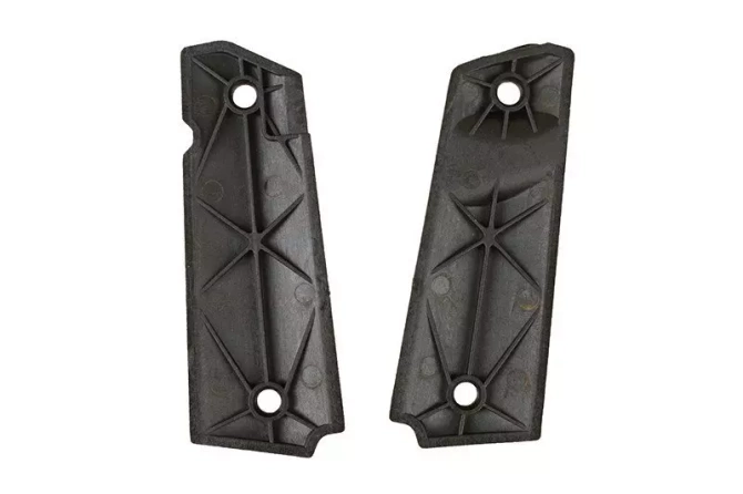 Pik style Colt 1911 type grip cover - black