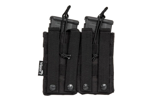 Ładownica Quick Release na 2 magazynki typu M4/M16 - black