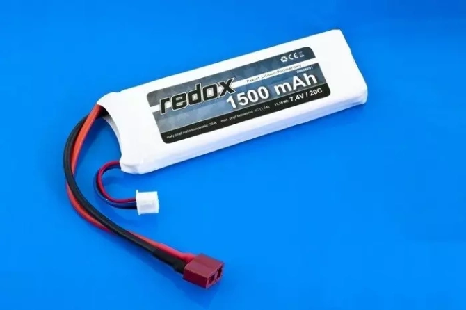 LiPo 1500 mAh 7,4V 20C battery