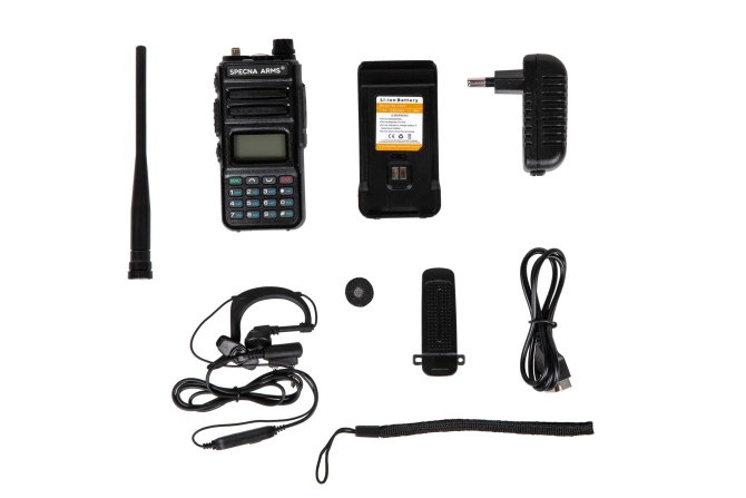 Manual Dual Band Shortie-13 Radio - (VHF/UHF)