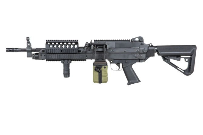 airsoft machine gun A&K MK46 MOD 0 Black