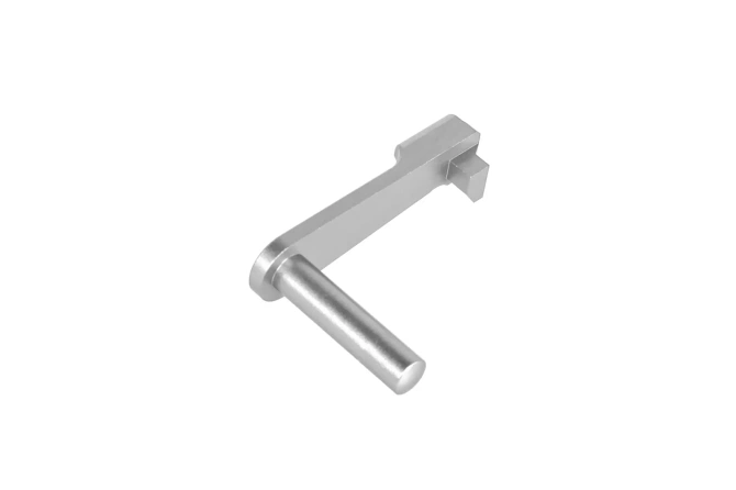 LA Capa Customs aluminium breech release for TM Hi-Capa replicas Silver