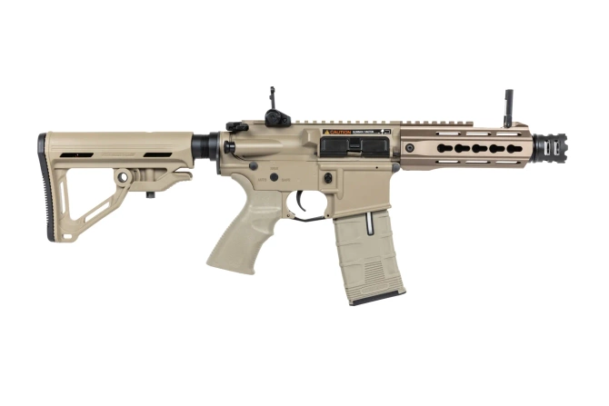 ICS Airsoft CXP-UK1 Captain FET Tan airsoft Carbine