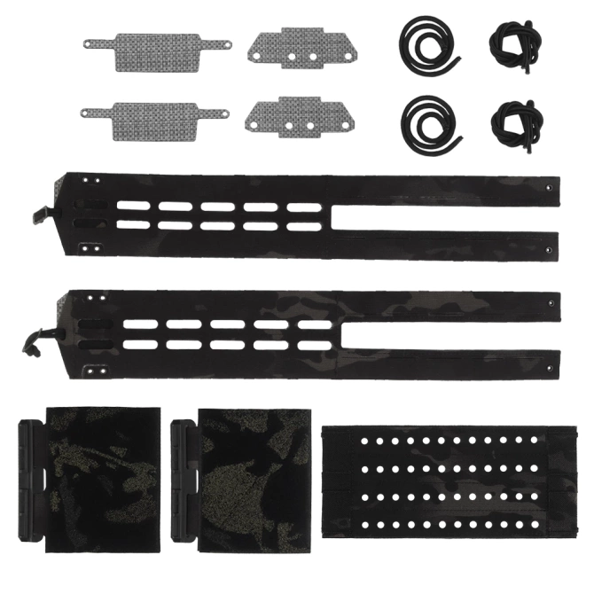 Multi-purpose Cummerbund Wosport Lightweight Gridle QD Multicam Black