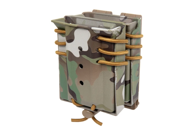 Carrier for 2 M4/M16 magazines Wosport Urban Assault Quick Pull Multicam