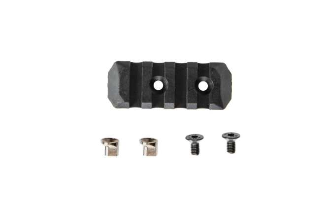 ERS ™ KeyMod rail, 4 slots - black