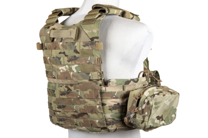 Emerson Gear 6094A Style Plate Carrier waistcoat with loader set Multicam