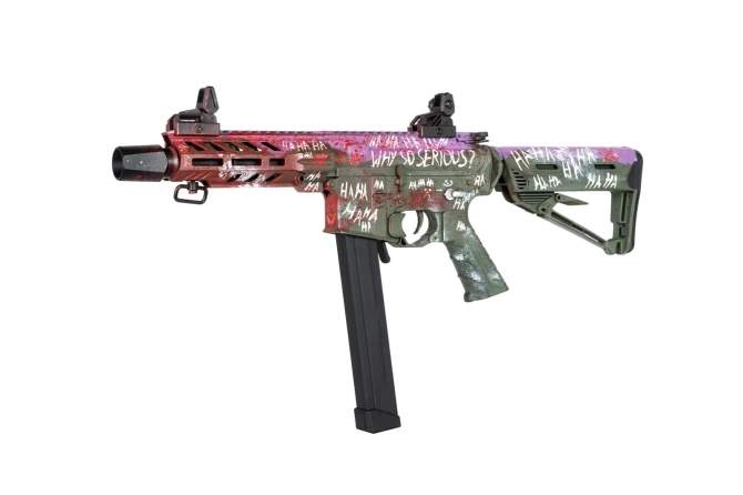 Replika pistoletu maszynowego SR4 FALCON-W - Joker Custom