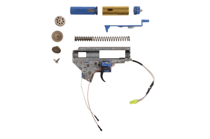 Kompletny wzmocniony gearbox V2 do replik typu M4/M16