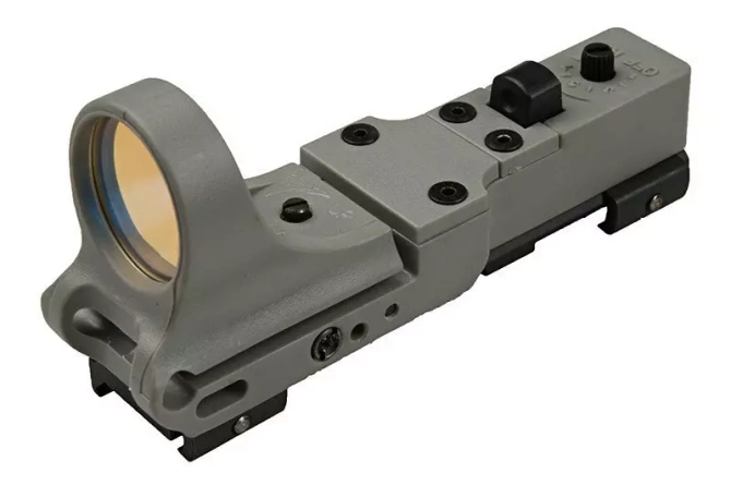 SeeMore Railway Reflax Red Dot Sight - grey