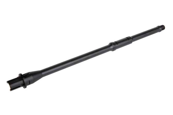 Aluminium 5KU external barrel for M4/M16 16.5" series replicas (lightweight version) Black