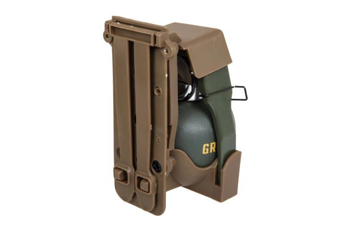 M67 fragmentation grenade dummy with Tan loader