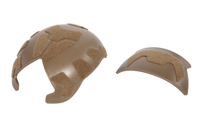 Protective plates for the Fast SF Wosport Tan helmet