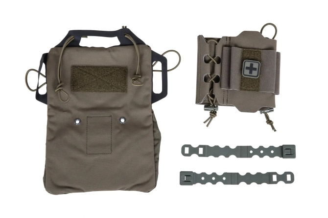 Taktyczna apteczka zrywana z panelem Molle Wosport Ranger Green