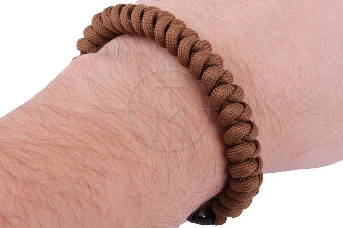 Bransoletka survivalowa - coyote brown