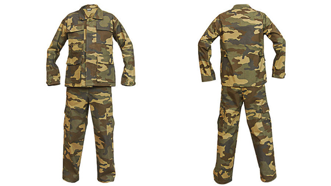 mundur dziecięcy rozmiar 128 woodland