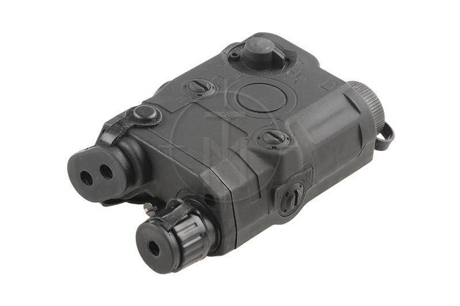Replika PEQ-15 z zielonym laserem - czarna - BATTLEAXE