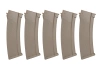 Set of 5 Mid-Cap S-Mag magazines for J-series 175 BBs Tan