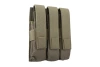 Triple magazine pouch for MP5 type magazines - olive