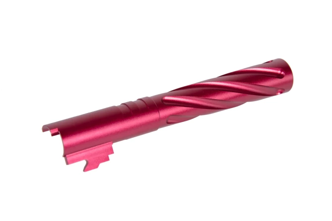 Aluminum outer barrel LA Capa Customs TORNADO for TM Hi-Capa 5.1 replica Red