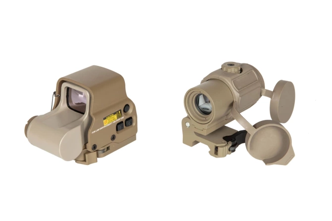 XPS 3-2 + Magnifier G43 3x Sight Set - Tan