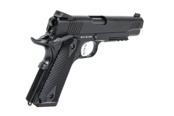 Double Bell M1911 302 Black pistol replica