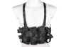 Minimalist Chest Rig waistcoat Wosport VE-108 MC Black