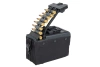 A&K electric box magazine for 2,000 rounds for M249 type replicas with imitation ammunition Black