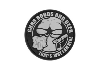 Naszywka Guns Boobs and Beer - JTG