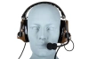 Tac-Sky headset WYS0065 CtC III Coyote Brown