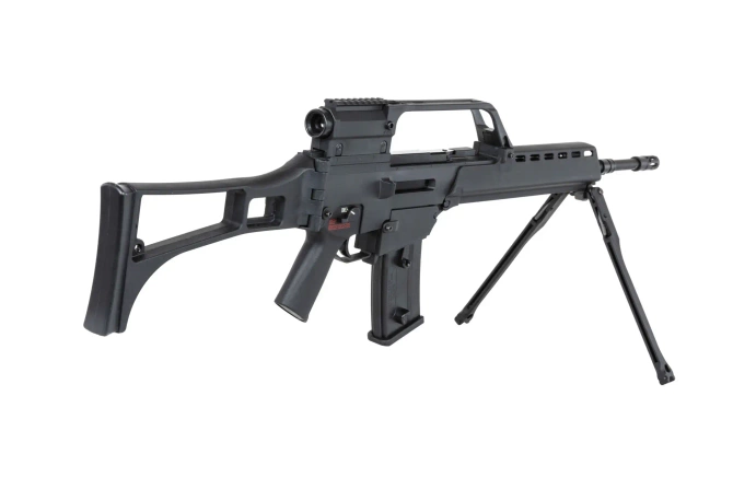 Karabinek ASG SRC DUAL POWER SR36E GB-301 z dwójnogiem i lunetą Czarny