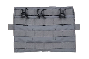 Panel Ładownica Ape Force Gear na 3 magazynki M4/M16 Flat Wolf Grey