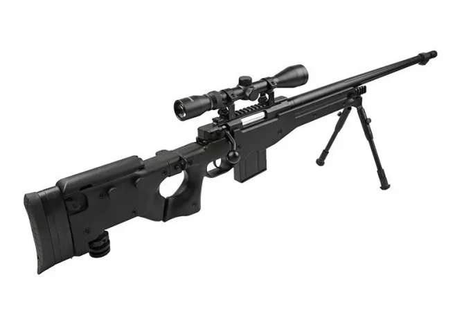 MB4403D sniper rifle replica - with scope and bipod