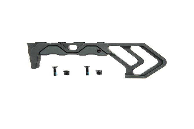 Aluminum KeyMod Angled Forward Grip - Black