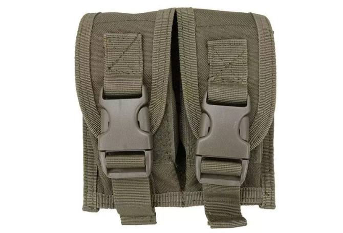 Double grenade pouch   - OLIVE