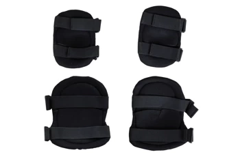 Wosport PA-07 knee and elbow protector set Black
