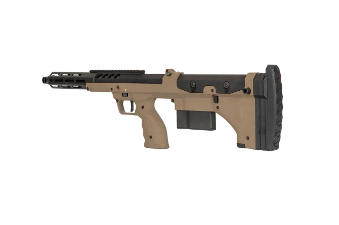Replika karabinu snajperskiego Desert Tech SRS-A2/M2 Covert 16” (praworęczna) - FDE