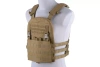 Kamizelka typu plate carrier z odpinanym panelem - tan