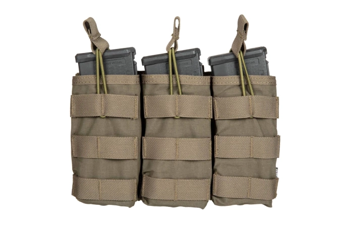 Open Koga triple magazine pouch - Olive